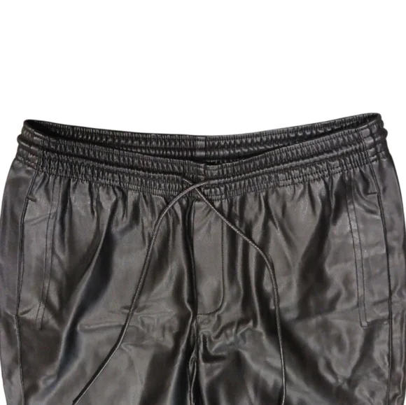 Mango Leather-Effect Drawstring Trouser - Picture 4 of 7